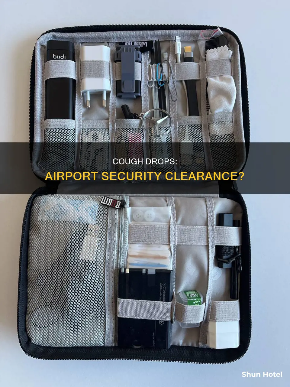 can you have cough drops at the airport