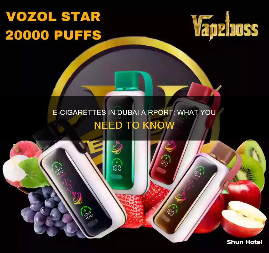 can you have ecig at dubai airport