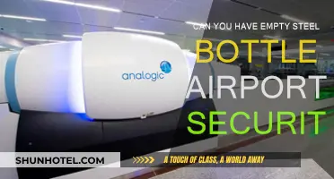 Steel Bottles: Airport Security Clearance?