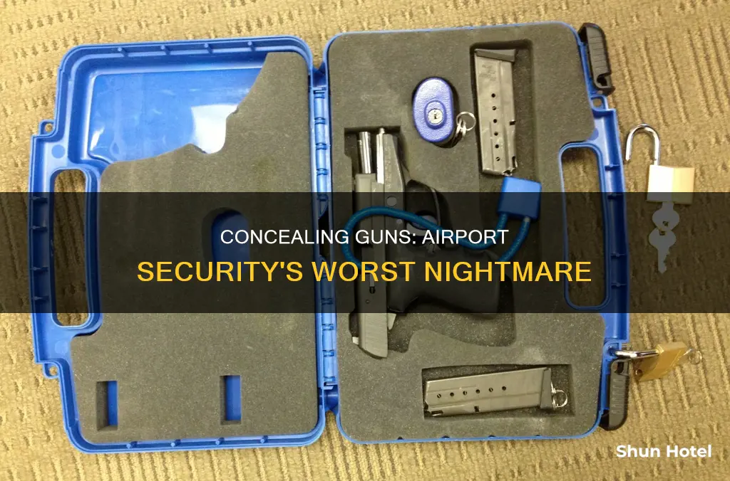 can you hide a gun in your ass airport