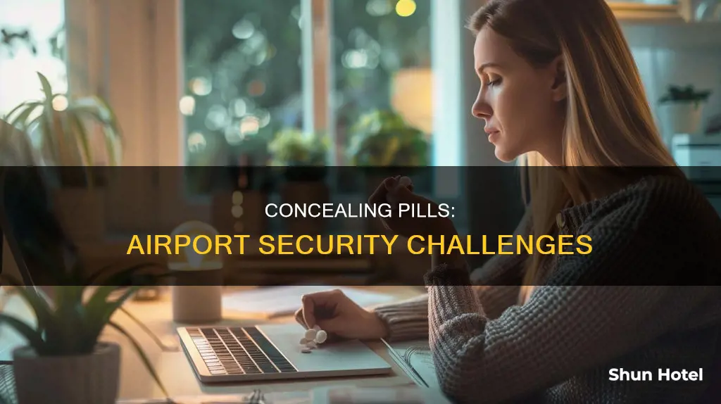 can you hide pills through airport security