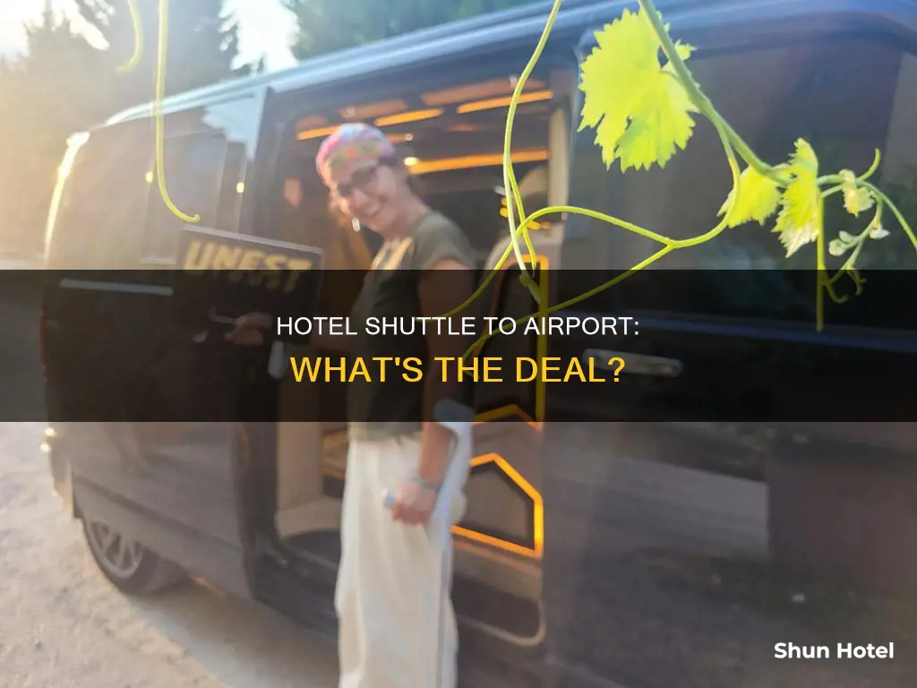 can you hop on a hotel shuttle to the airport