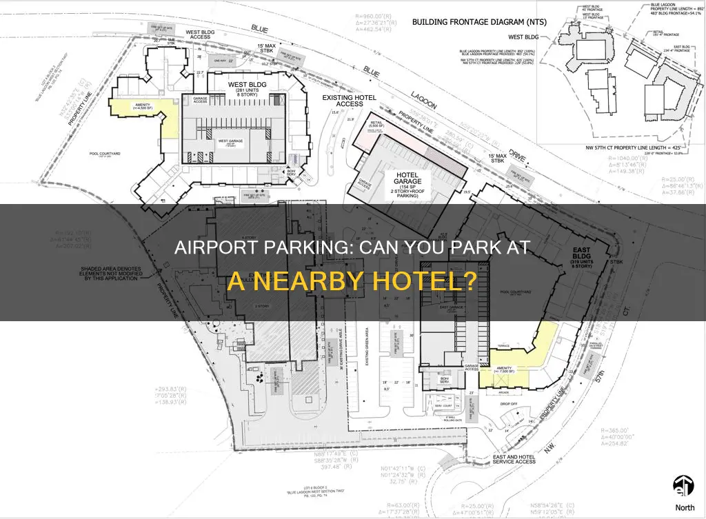 can you just park at a hotel near airport