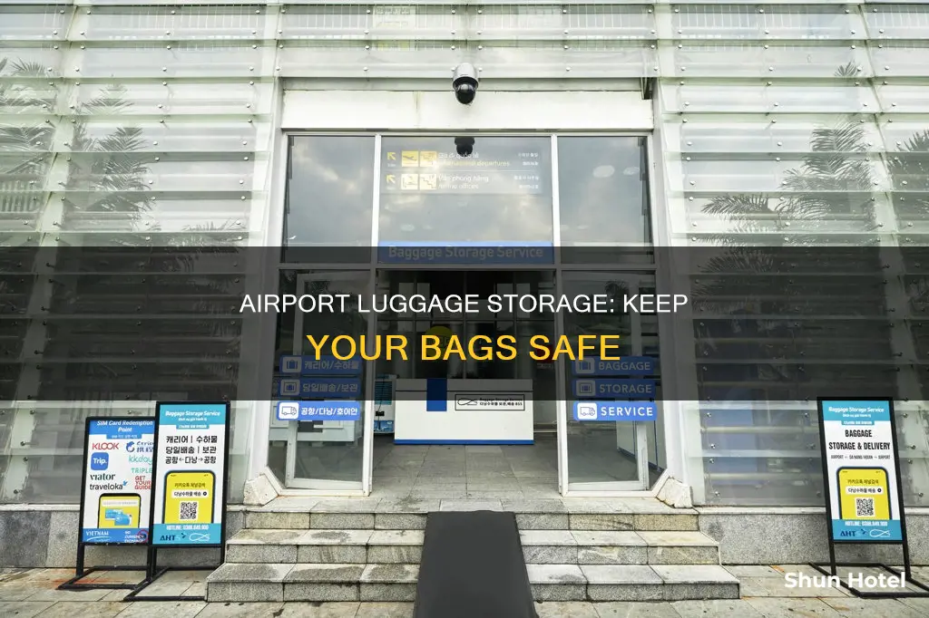 can you keep luggage at airport