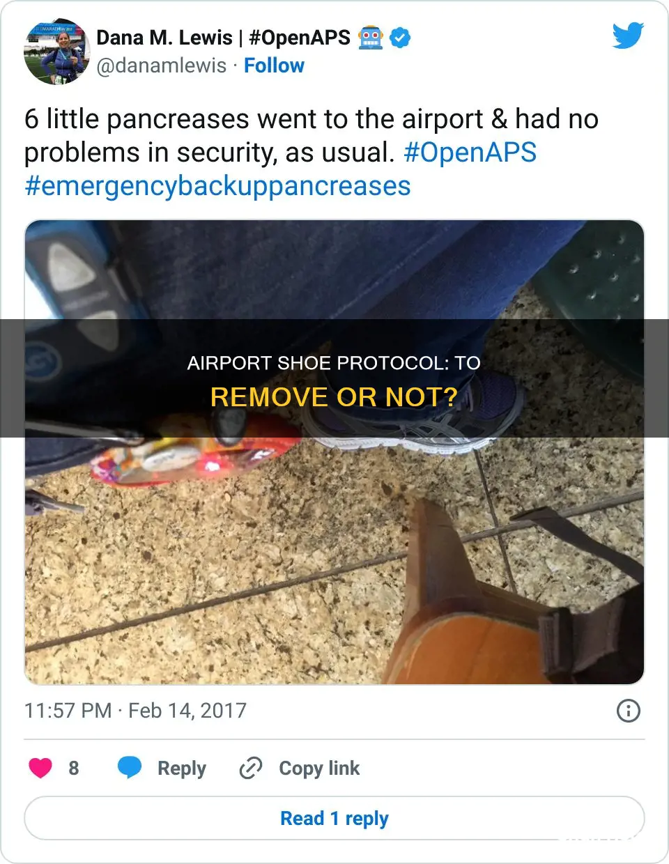 can you keep your shoes on at the airport