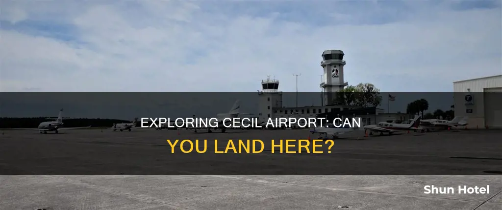 can you land at cecil airport
