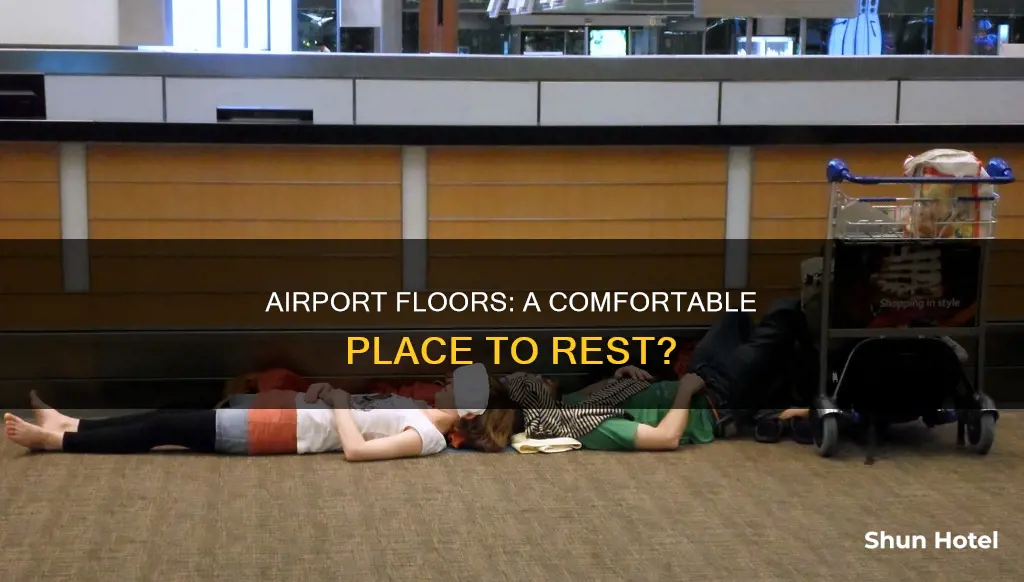 can you lay on airport floora