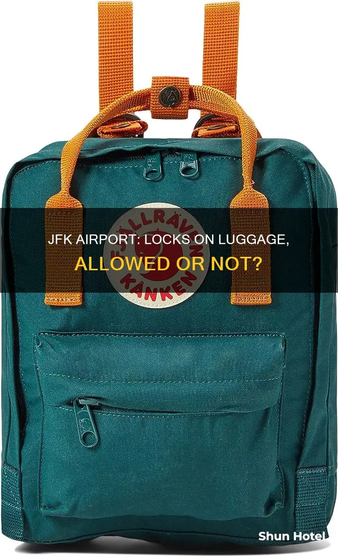 can you leave a lock on your luggage jfk airport