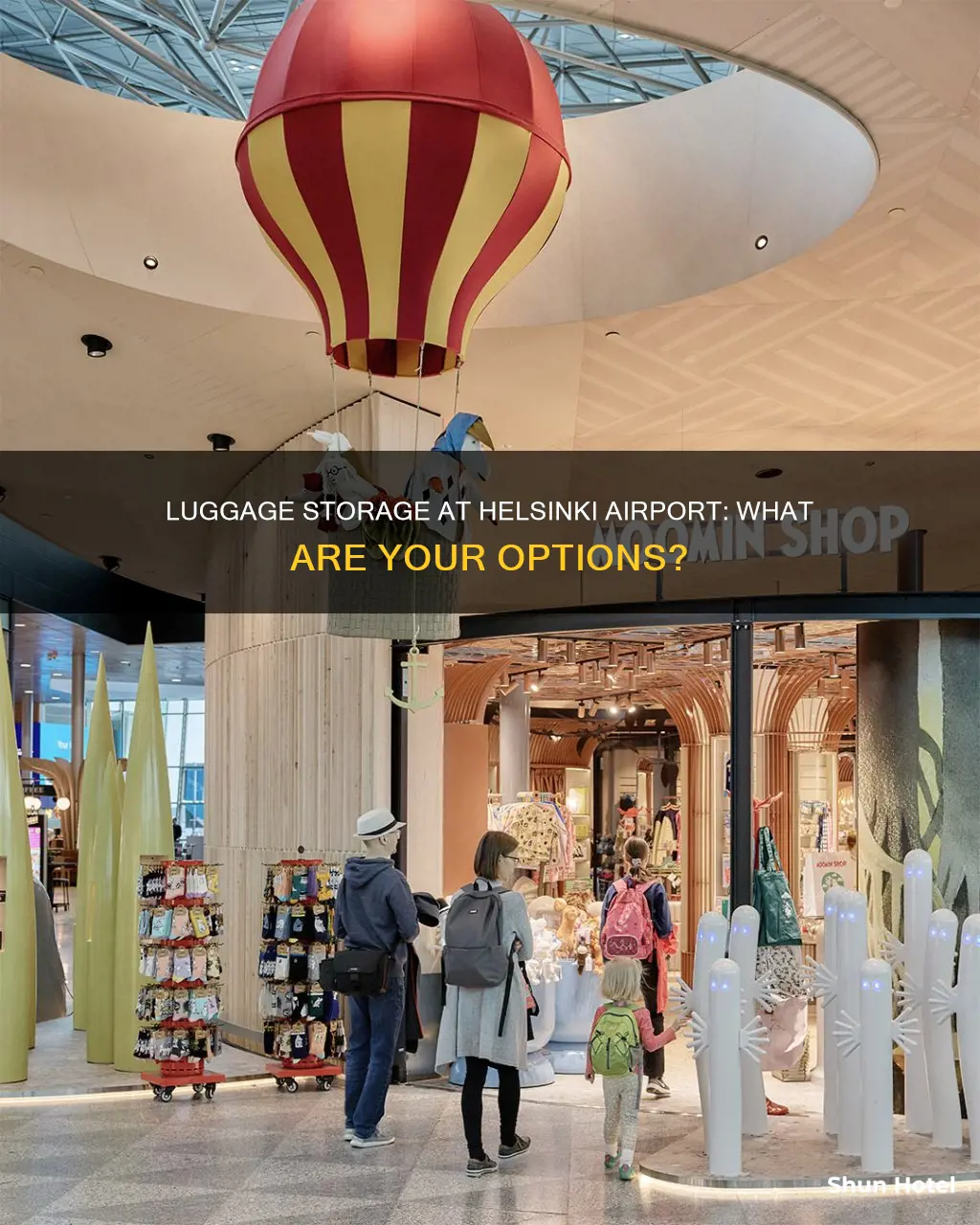 can you leave a luggage at helsinki airport