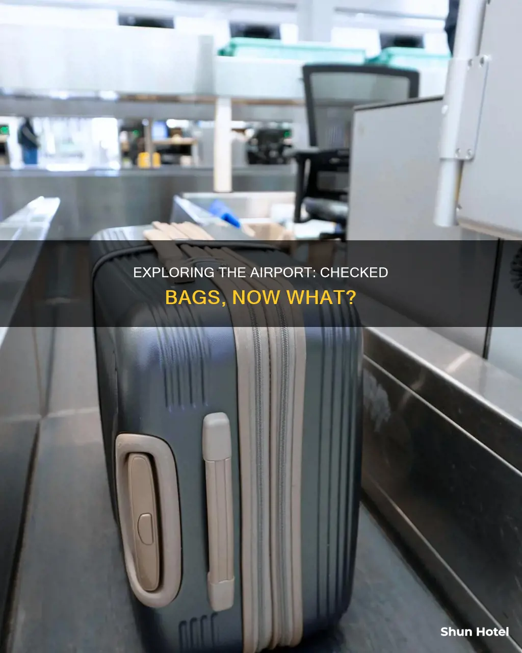 can you leave airport after check in bags