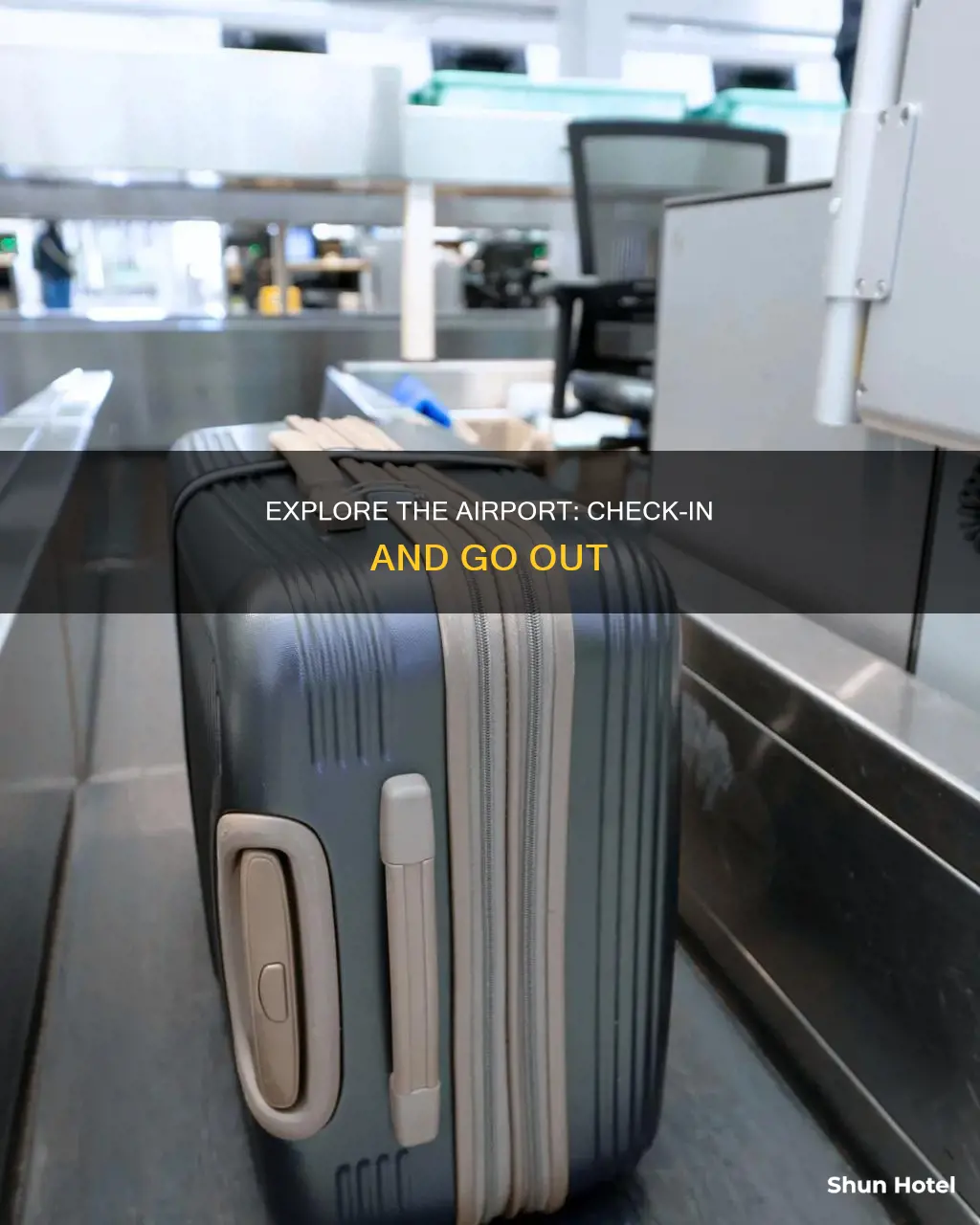can you leave airport after checking in