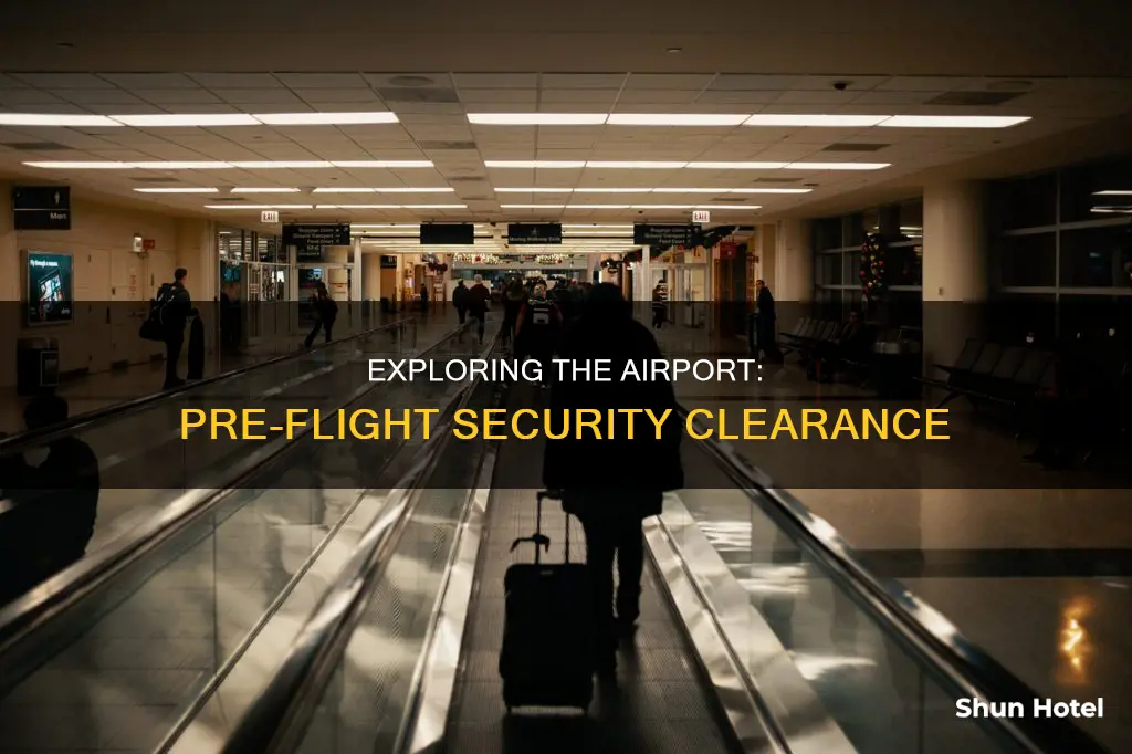 can you leave airport after going through security