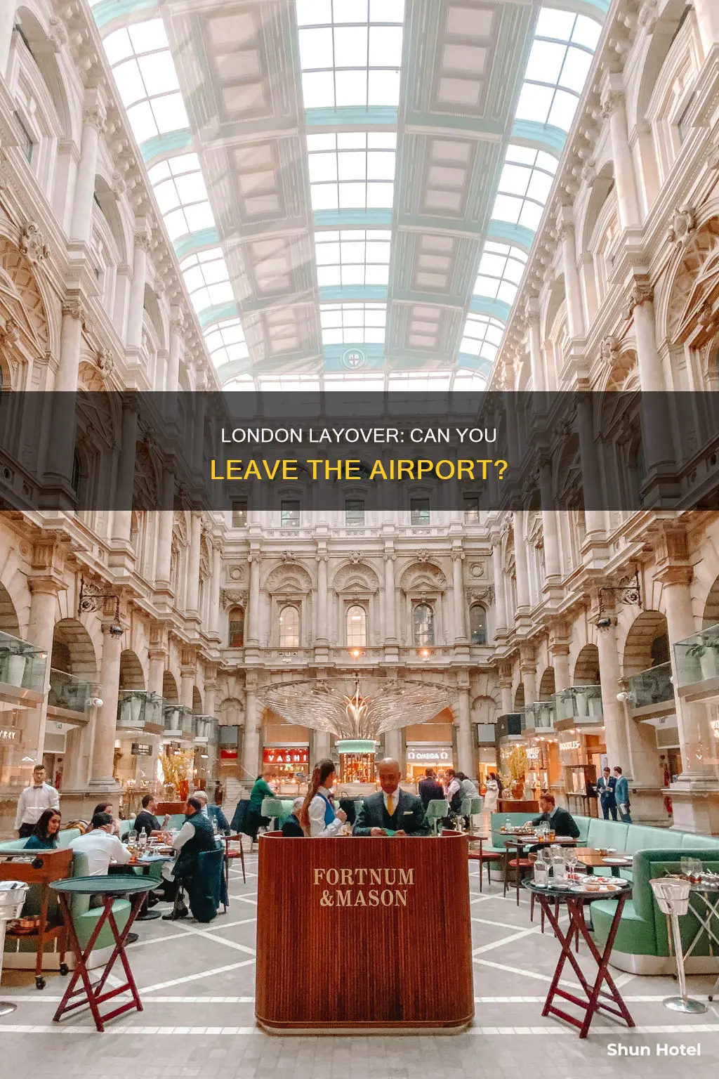 can you leave airport during layover in london