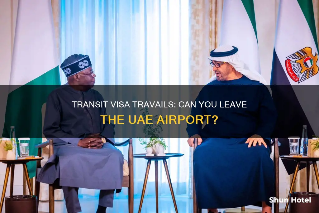 can you leave airport on transit visa uae
