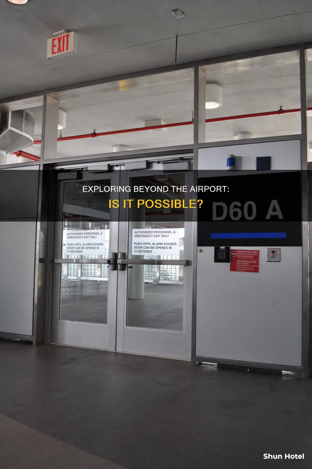 can you leave airports