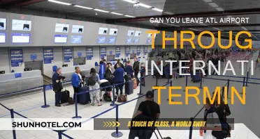 Exploring the Atlanta Airport: Can You Leave Through International Terminal?