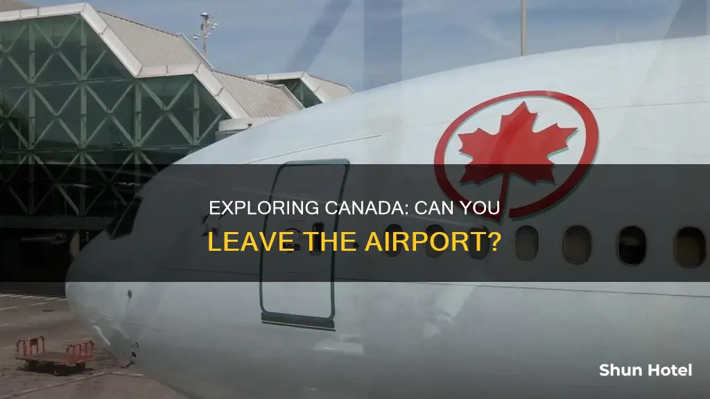 can you leave canada airport