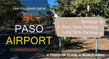 El Paso Airport: Leaving Your Car Overnight