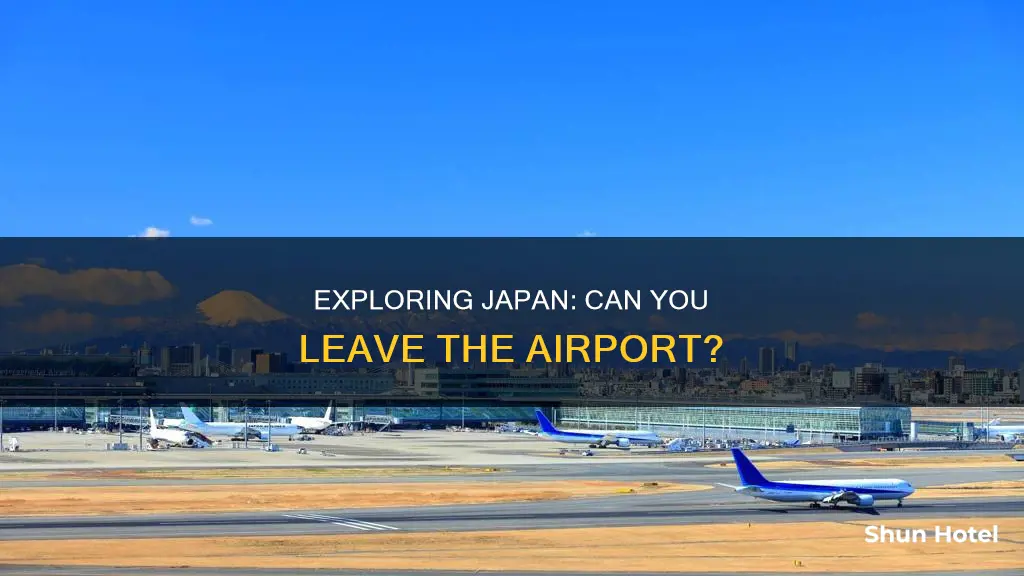 can you leave japan airport