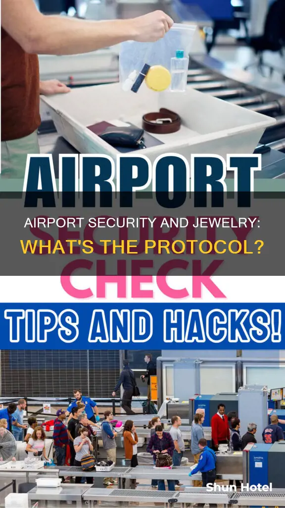 can you leave jewelry on for airport security