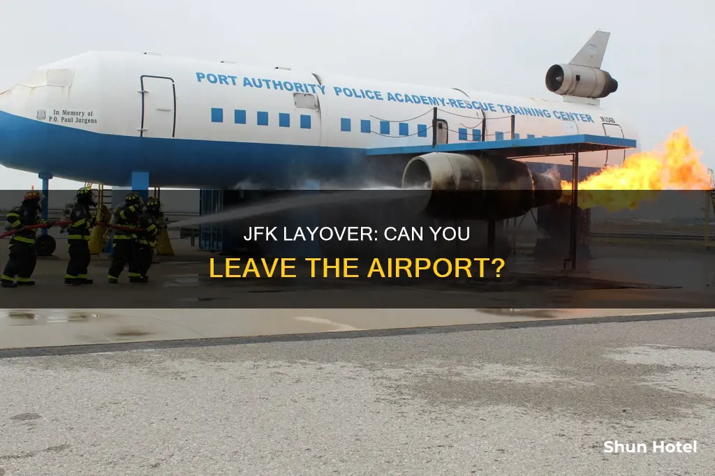 can you leave jfk airport during layover covid