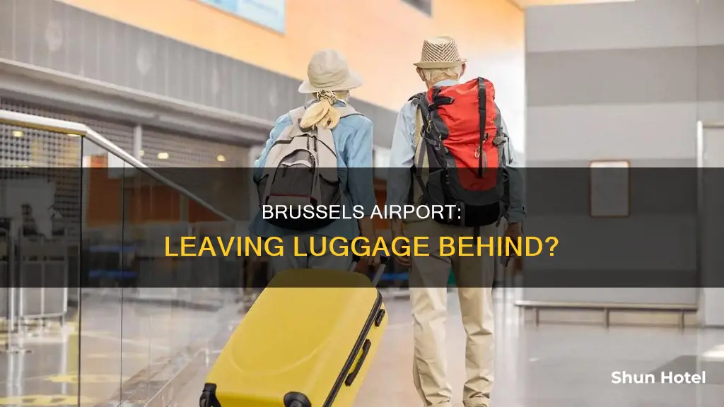can you leave luggag at the brussels airport