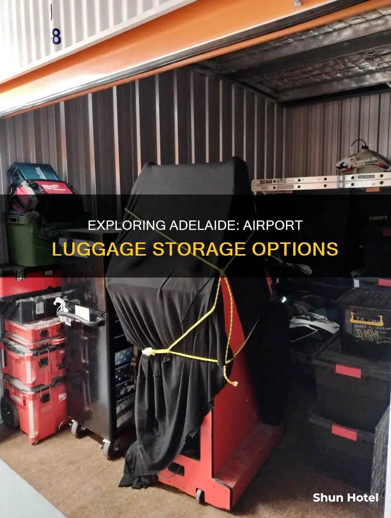 can you leave luggage at adelaide airport