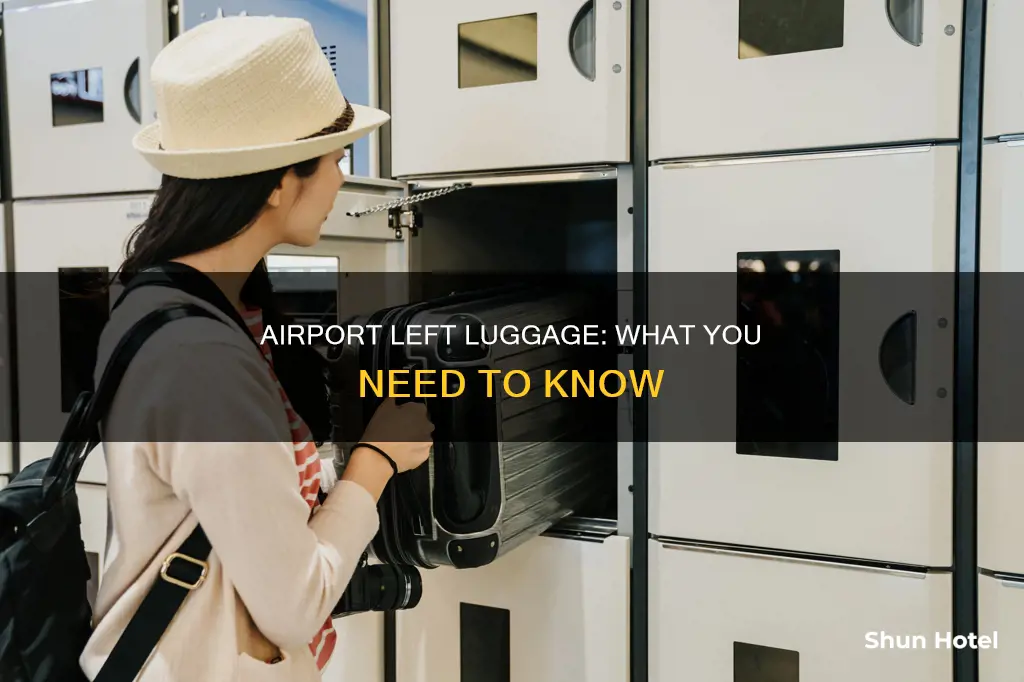 can you leave luggage at an airport