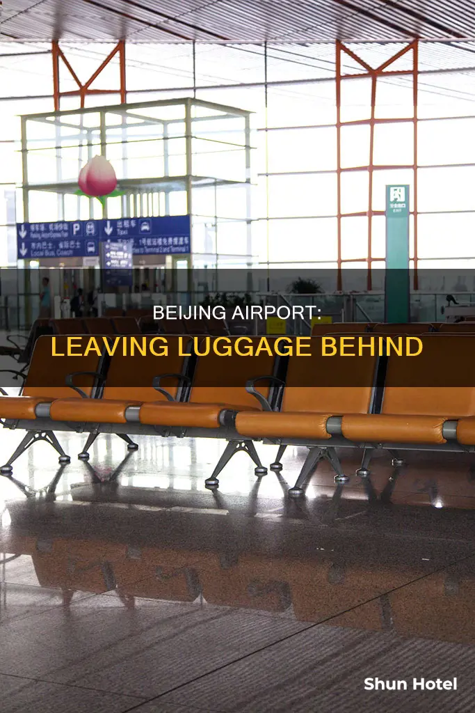can you leave luggage at beijing airport
