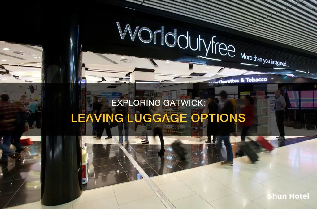 can you leave luggage at gatwick airport