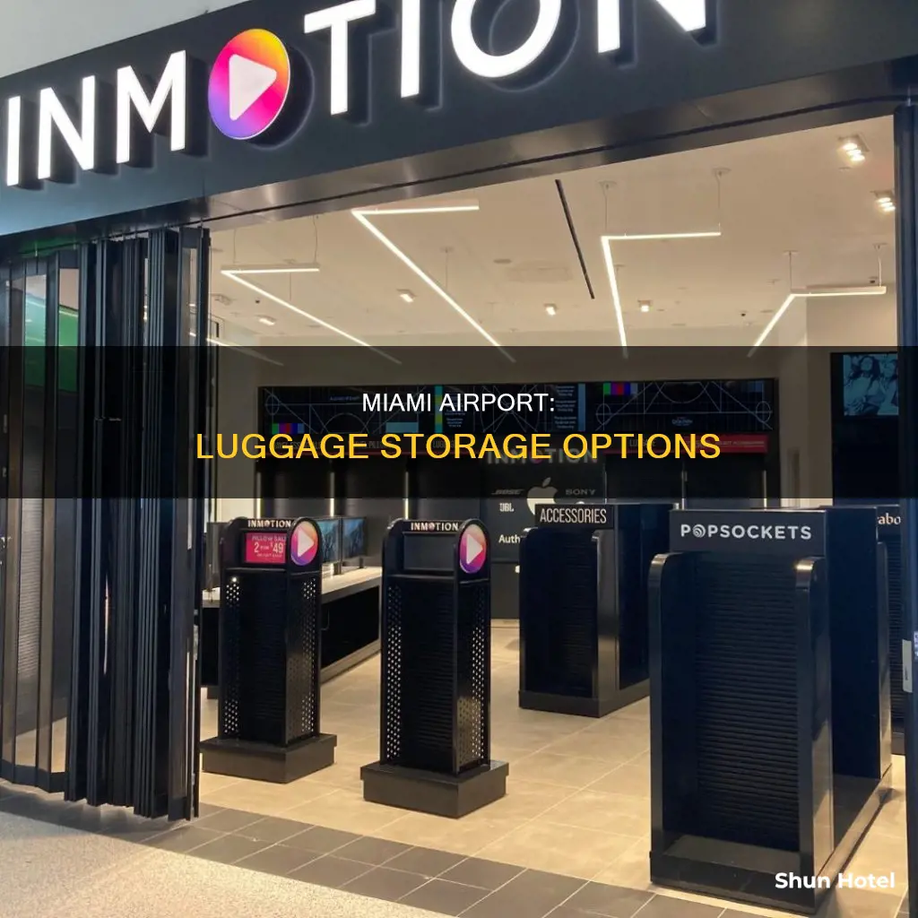 can you leave luggage at miami airport