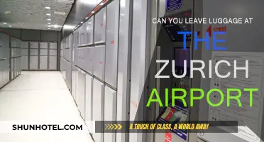 Zurich Airport: Where to Leave Your Luggage