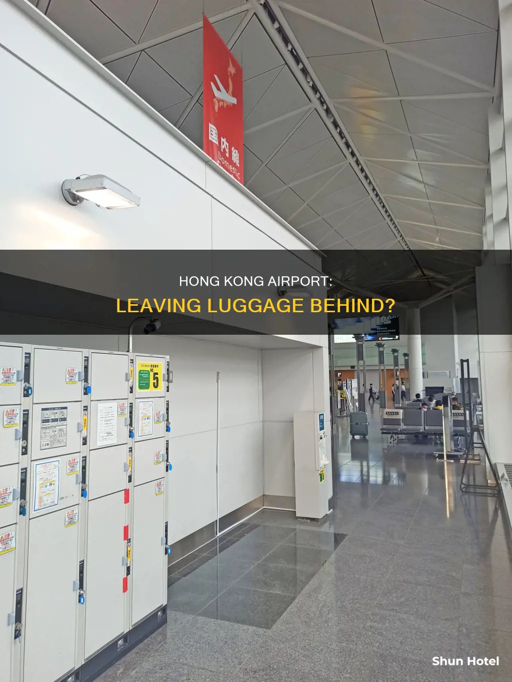 can you leave luggage in hongkong airport