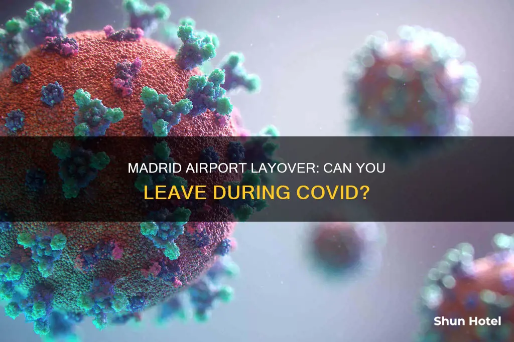 can you leave madrid airport on a layover covid