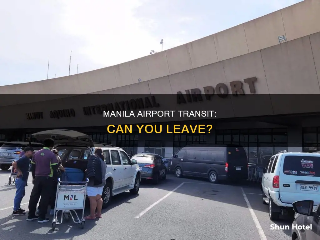 can you leave manila airport in transit