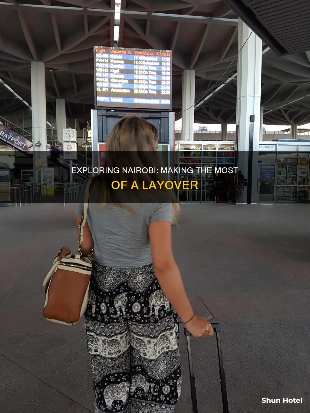 can you leave nairobi airport during layover