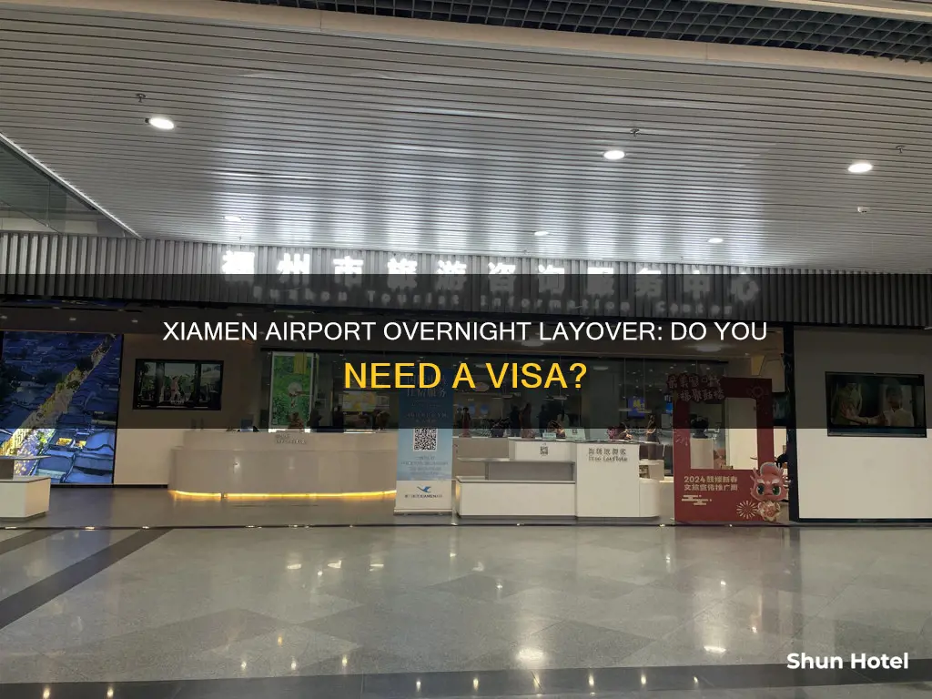 can you leave the airport at xiamen overnigh without visa
