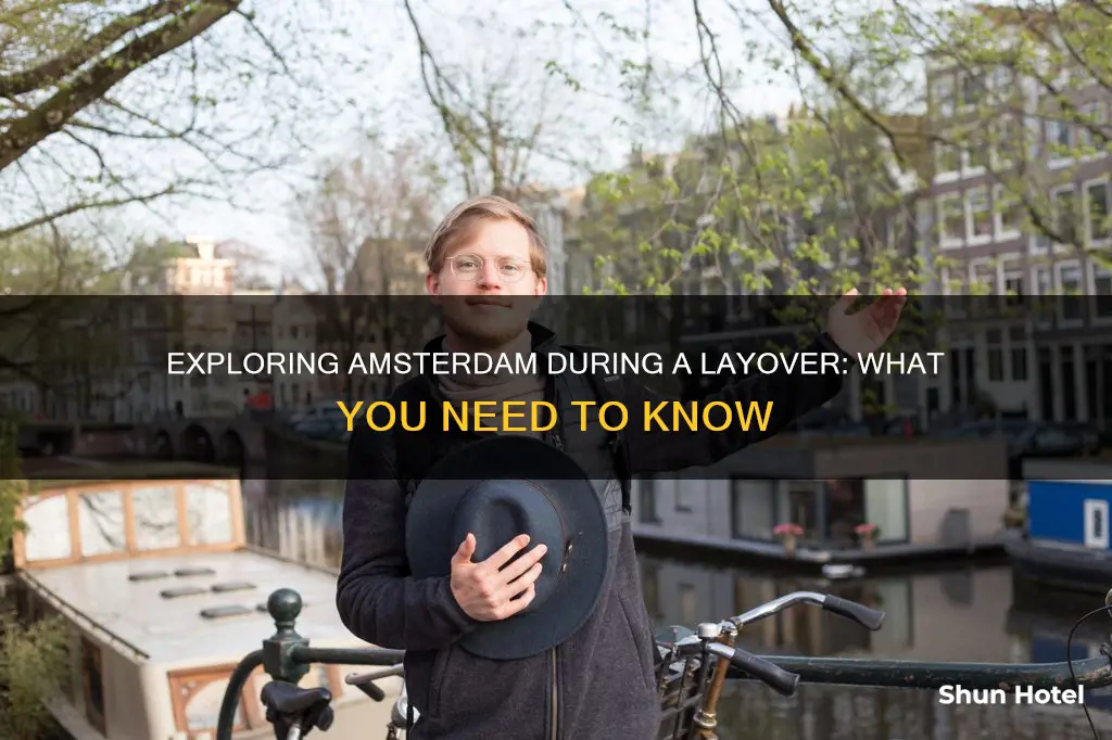 can you leave the airport between connecting flights amsterdam