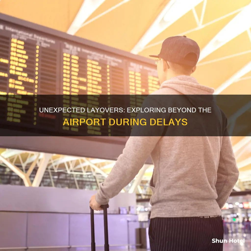can you leave the airport during a delay