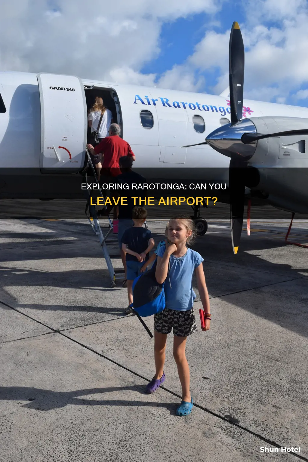 can you leave the airport in rarotonga