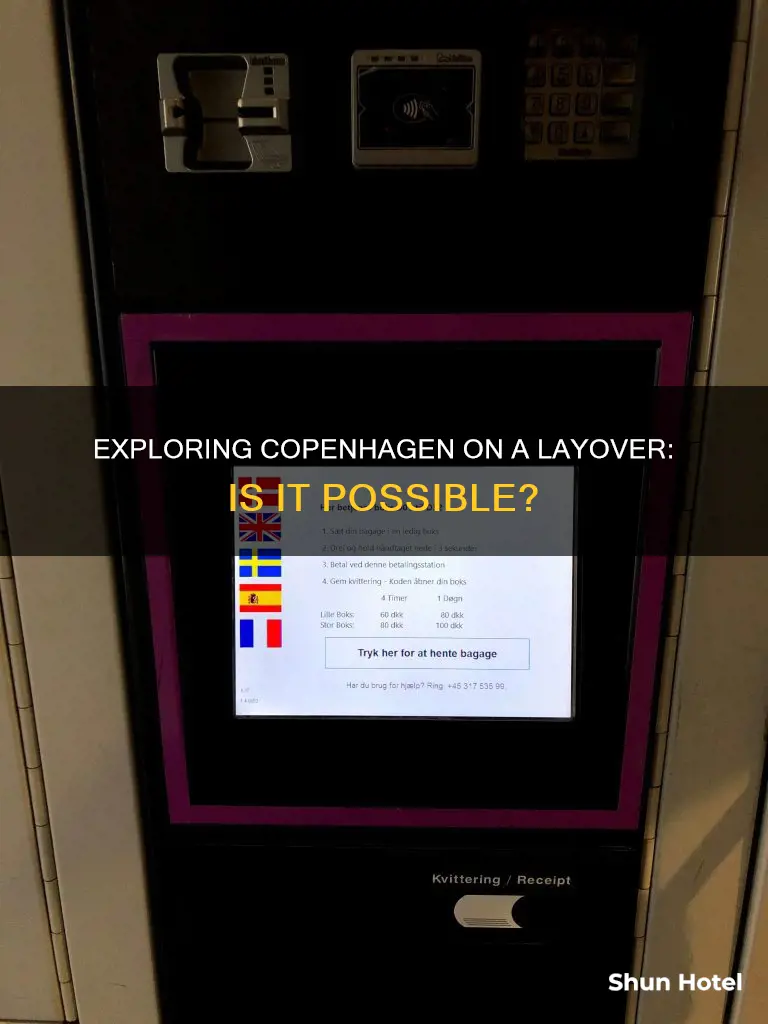 can you leave the copenhagen airport during a layover
