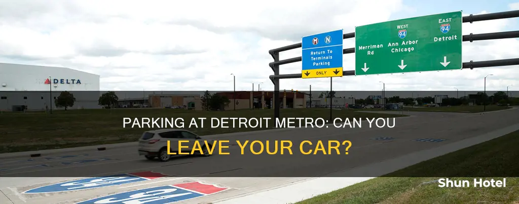 can you leave your car at detroit metro airport