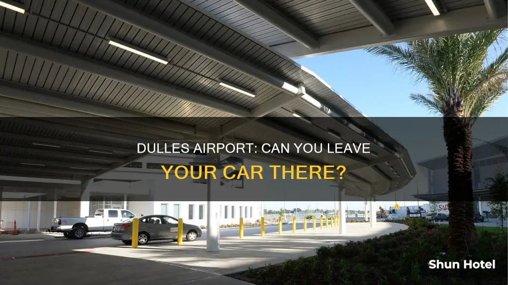 can you leave your car at dulles airport