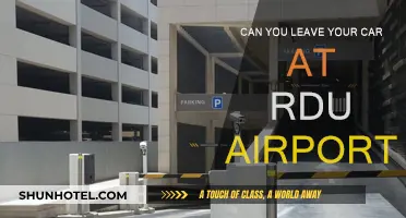 Parking at RDU: Can You Leave Your Car?
