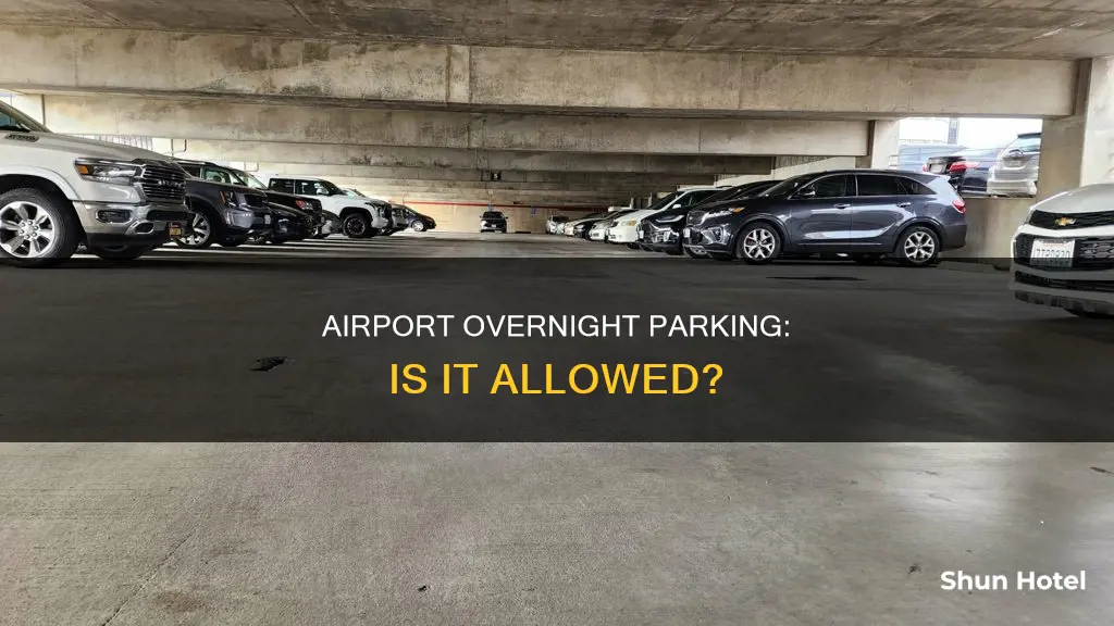 can you leave your car at the airport overnight