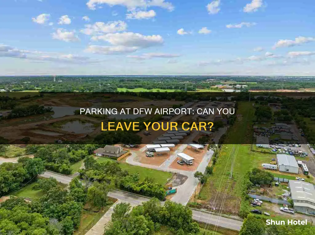 can you leave your car at the dfw airport