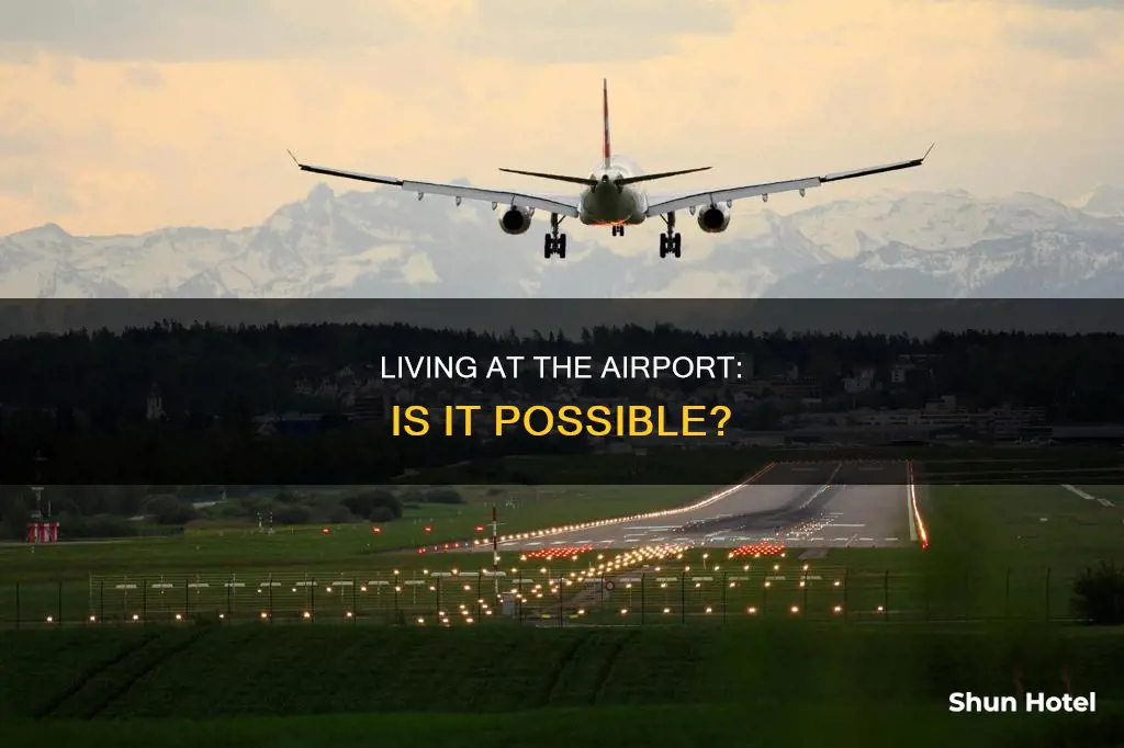 can you live at airport