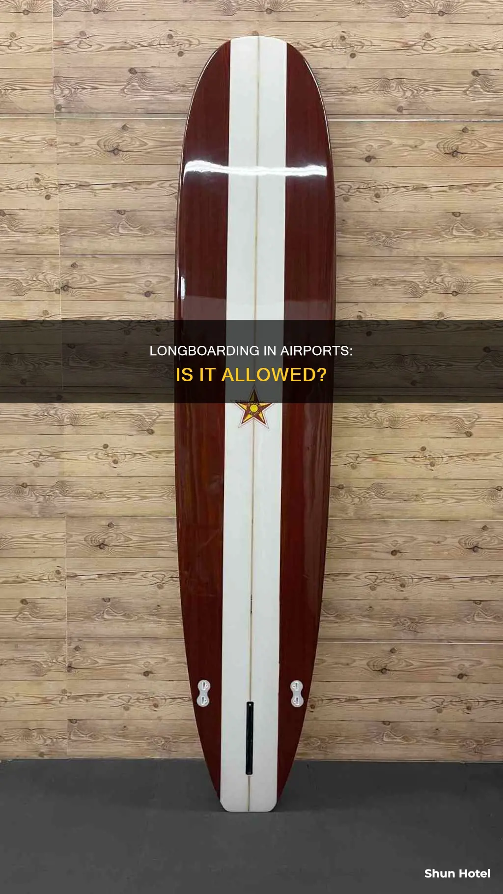 can you longboard in an airport