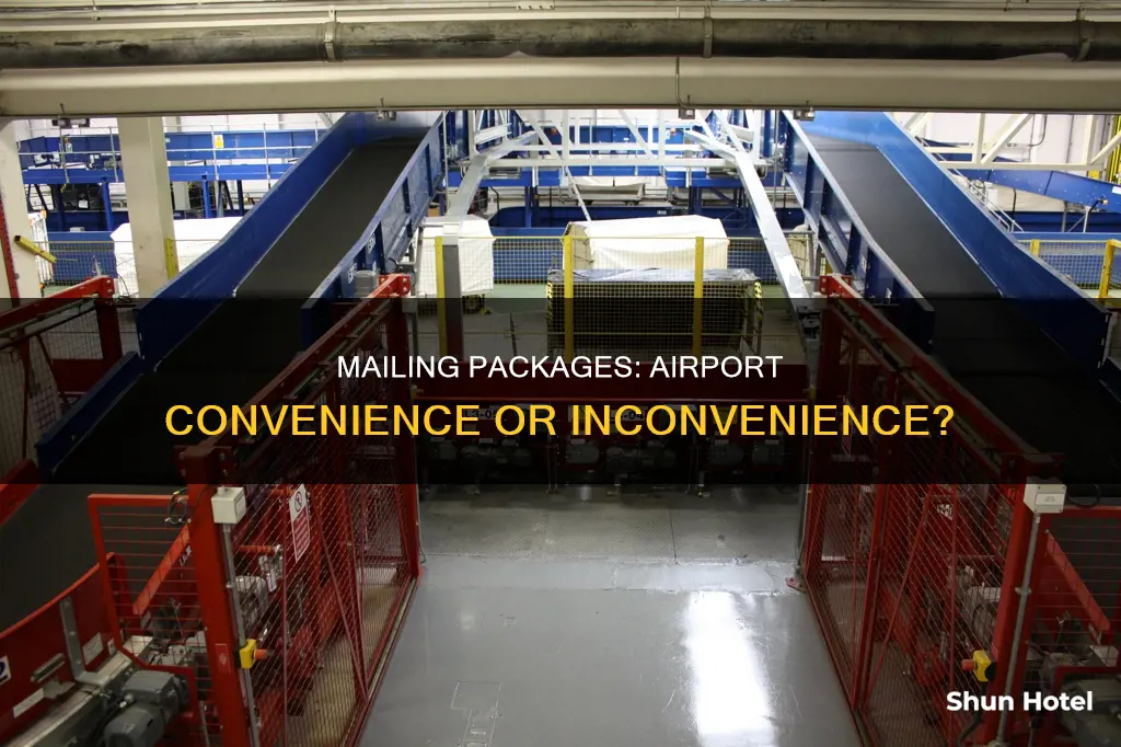 can you mail a package from the airport
