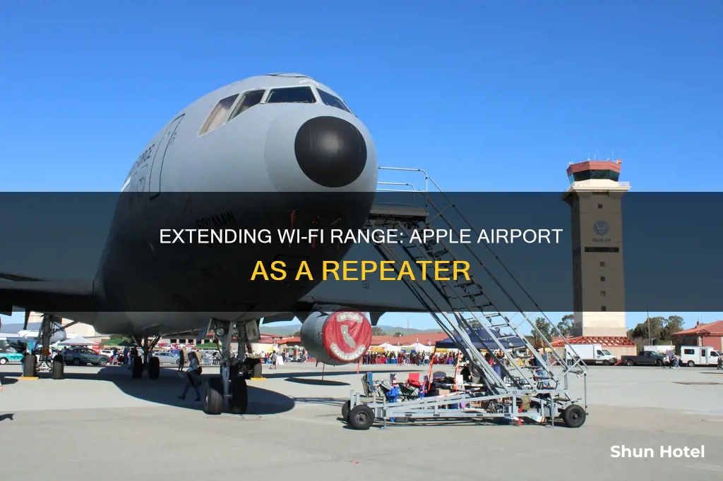 can you make apple airport a repeater